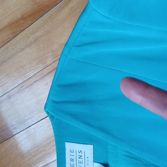 100% Pure Silk light blue suit size 6 - Picture 10 of 16